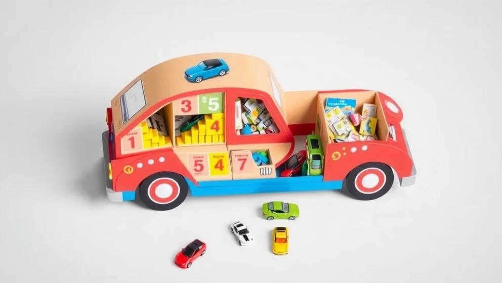 Adventskalender bilar för barn
