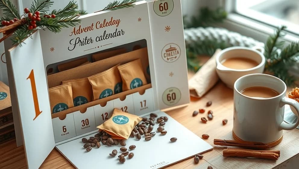 Adventskalender kaffe för varje dag i december