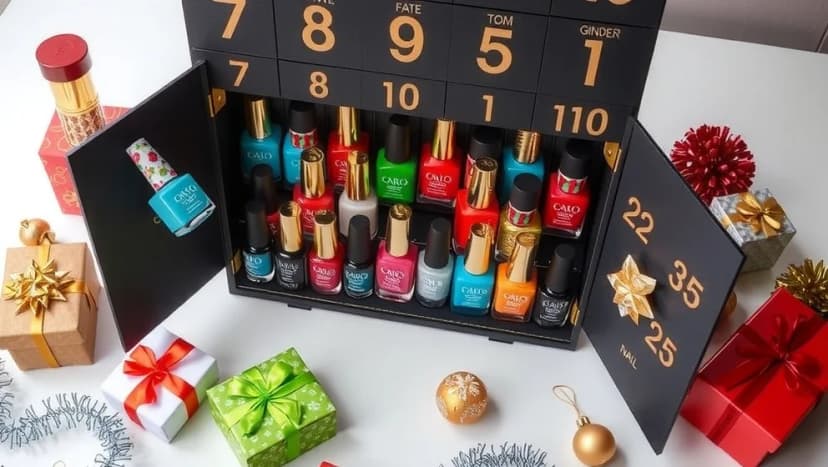 Adventskalender nagellack som känns som en riktig present