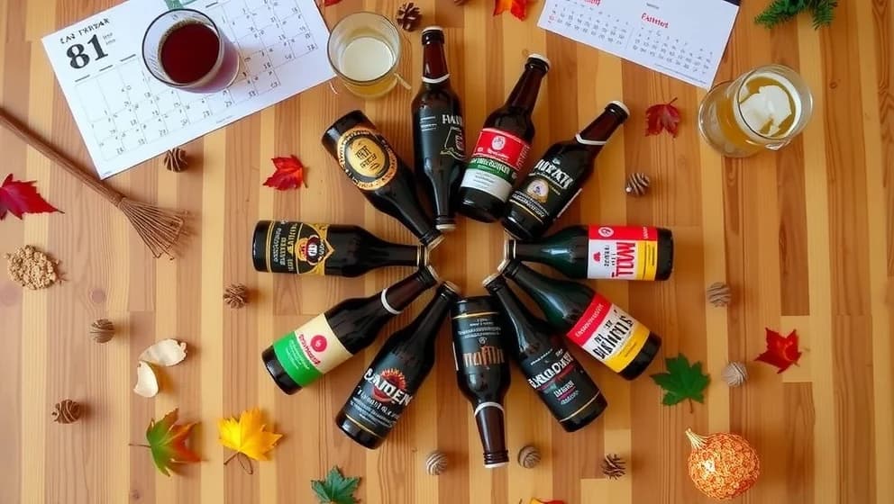 Färdig ölkalender för hela året