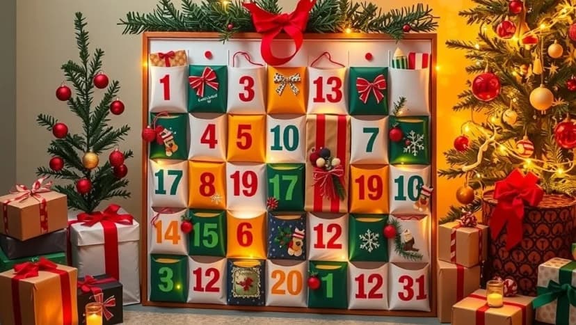 Julafton nedräkning för julhelgen