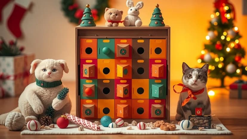 Julkalender katt för dina katter