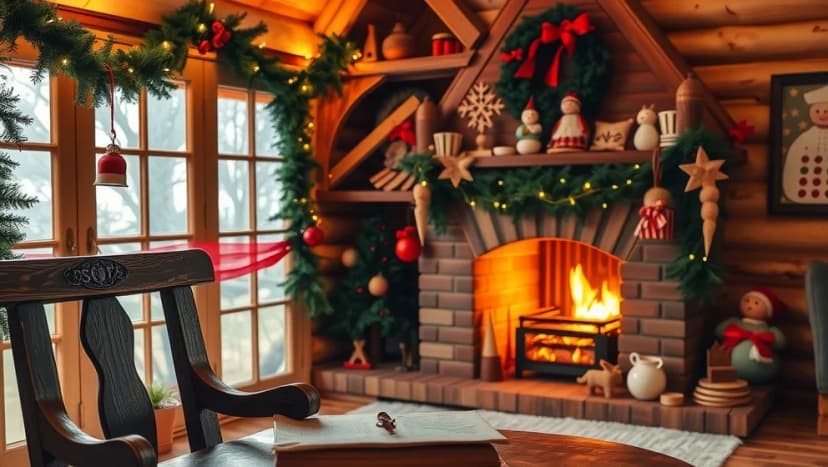 Tomten är far till alla barnen på scenen